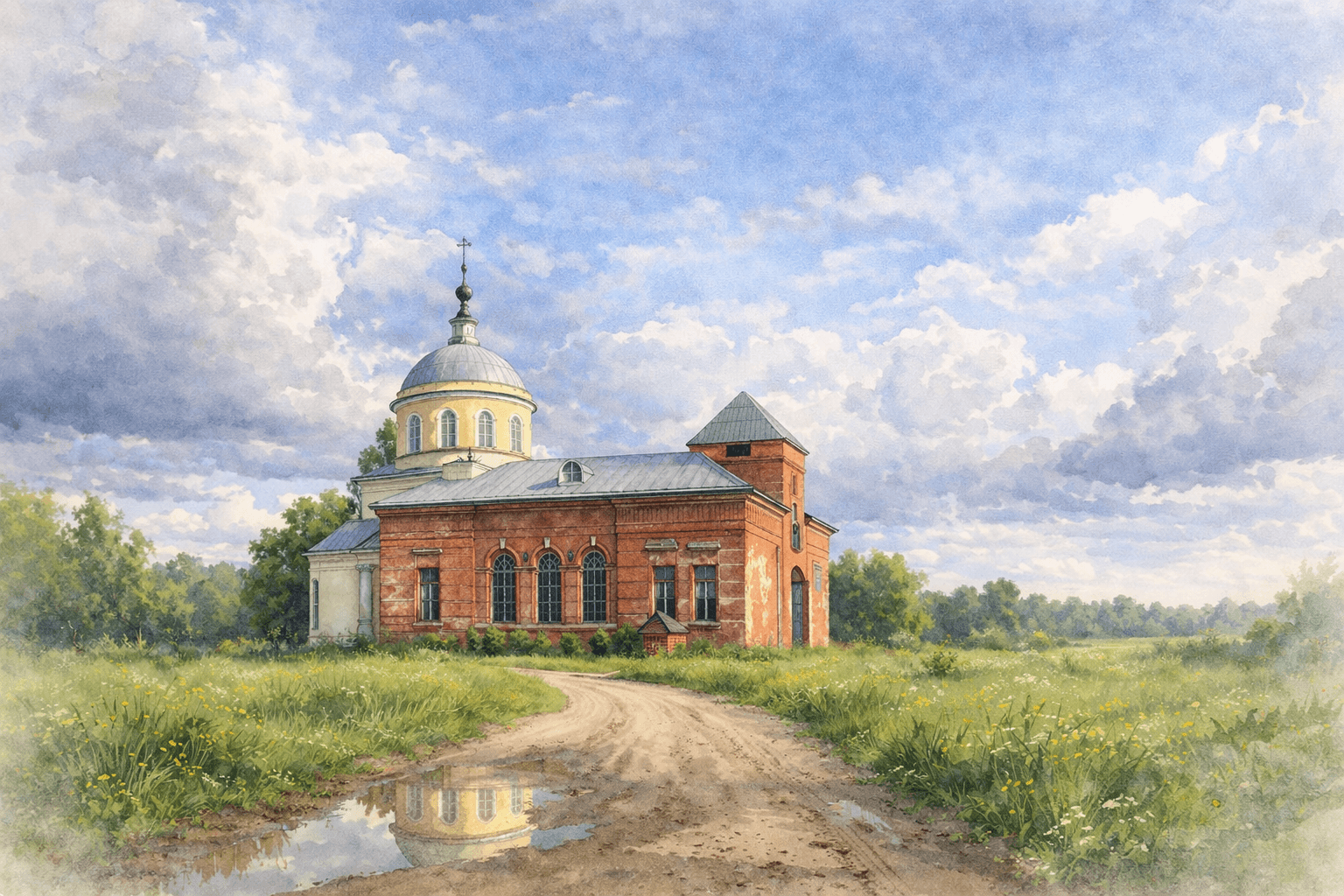 Храм Воскресения Словущего, Красная Гора